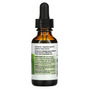 Thành phần vi chất của Swanson Grapefruit Seed Liquid Extract 1 fl oz (29.6 ml) 087614113302