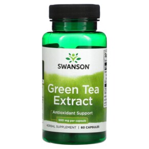 Thực phẩm chức năng Swanson Green Tea Extract 500 mg 60 Capsules 087614140995