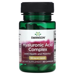 Thực phẩm chức năng Swanson Hyaluronic Acid Complex 166 mg 60 Capsules 087614028644