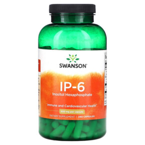 Thực phẩm chức năng Swanson IP-6 500 mg 240 Capsules 087614210179