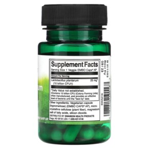 Thành phần vi chất của Swanson L. Plantarum Probiotic 10 Billion CFU 30 Veggie EMBO Caps AP 087614190167