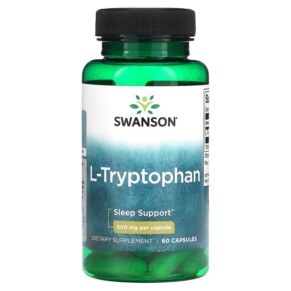 Thực phẩm chức năng Swanson L-Tryptophan 500 mg 60 Capsules 087614115023