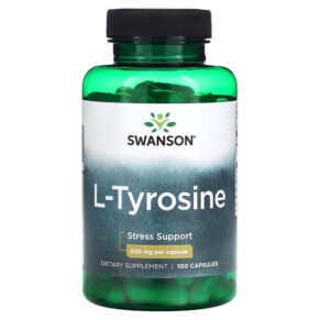 Thực phẩm chức năng Swanson L-Tyrosine 500 mg 100 Capsules 087614018553