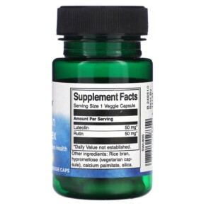 Thành phần vi chất của Swanson Luteolin Complex 100 mg 30 Veggie Caps 087614028354