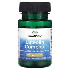 Thực phẩm chức năng Swanson Luteolin Complex 100 mg 30 Veggie Caps 087614028354