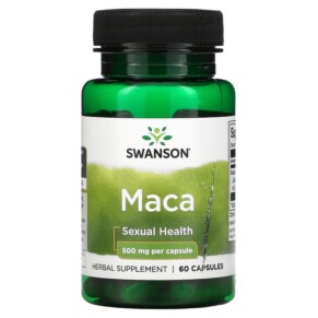Thực phẩm chức năng Swanson Maca 500 mg 60 Capsules 087614080116