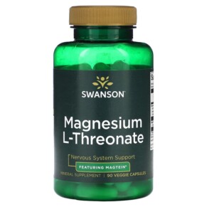 Thực phẩm chức năng Swanson Magnesium L-Threonate 90 Veggie Capsules 087614027005
