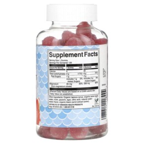 Thành phần vi chất của Swanson Magnesium Watermelon 120 Gummies 087614118444