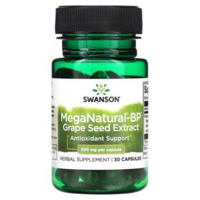 Thực phẩm chức năng Swanson MegaNatural-BP Grape Seed Extract 300 mg 30 Capsules 087614024158