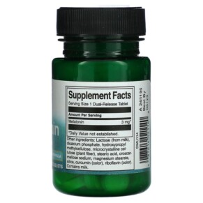 Thành phần vi chất của Swanson Melatonin 3 mg 60 Tablets 087614021140