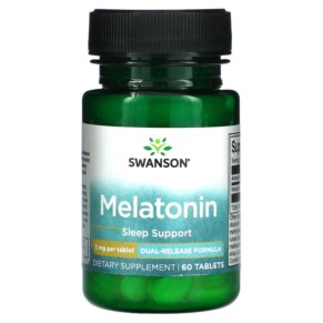 Thực phẩm chức năng Swanson Melatonin 3 mg 60 Tablets 087614021140