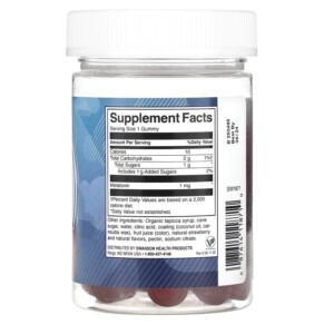 Thành phần vi chất của Swanson Melatonin Low Dose Strawberry 60 Gummies 087614118710