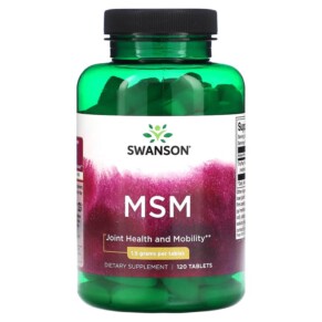 Thực phẩm chức năng Swanson MSM 1.5 g 120 Tablets 087614021126