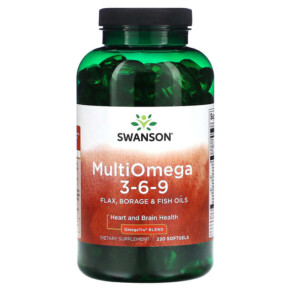 Thực phẩm chức năng Swanson Multi Omega 3-6-9 220 Softgels 087614170831