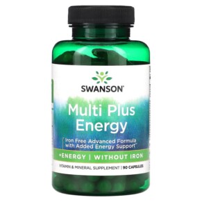 Thực phẩm chức năng Swanson Multi without Iron +Energy 90 Capsules 087614018348