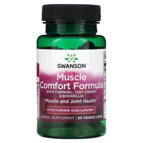 Thực phẩm chức năng Swanson Muscle Comfort Formula 60 Veggie Caps 087614029160