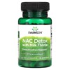 Swanson NAC Detox with Milk Thistle with BroccoPhane 60 Capsules 5 Thực phẩm chức năng Swanson NAC Detox with Milk Thistle with BroccoPhane 60 Capsules 087614118666