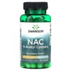 Thực phẩm chức năng Swanson NAC N-Acetyl Cysteine 1.000 mg 60 Capsules 087614118420