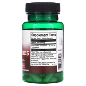 Thành phần vi chất của Swanson Nattozimes 195 mg (6.750 FU) 60 Veggie Caps 087614023267
