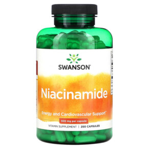 Thực phẩm chức năng Swanson Niacinamide 500 mg 250 Capsules 087614010526