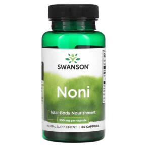 Thực phẩm chức năng Swanson Noni 500 mg 60 Capsules 087614021249