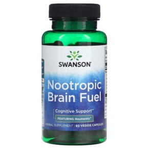 Thực phẩm chức năng Swanson Nootropic Brain Fuel 60 Veggie Capsules 087614118802