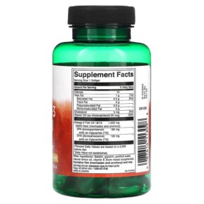Swanson Omega-3 Fish Oil with Vitamin D Lemon 1.000 mg 60 Softgels 3 Thành phần vi chất của Swanson Omega-3 Fish Oil with Vitamin D Lemon 1.000 mg 60 Softgels 087614113098