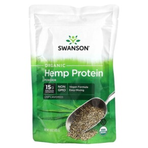 Thực phẩm chức năng Swanson Organic Hemp Protein Powder Unflavored 15 oz (425 g) 087614241166