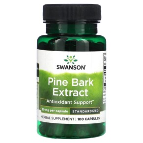 Thực phẩm chức năng Swanson Pine Bark Extract 50 mg 100 Capsules 087614141602