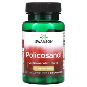 Thực phẩm chức năng Swanson Policosanol 20 mg 60 Capsules 087614022048
