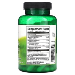 Thành phần vi chất của Swanson Probiotic Complex 120 Veggie EMBO Caps AP 087614020792