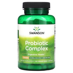 Thực phẩm chức năng Swanson Probiotic Complex 120 Veggie EMBO Caps AP 087614020792