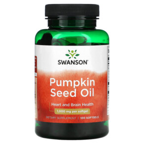 Thực phẩm chức năng Swanson Pumpkin Seed Oil 1.000 mg 100 Softgels 087614013640