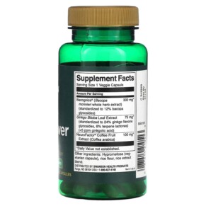 Thành phần vi chất của Swanson Pure Brainpower 60 Veggie Capsules 087614210513