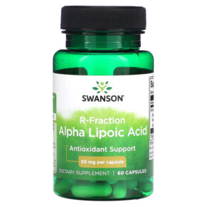 Thực phẩm chức năng Swanson R-Fraction Alpha Lipoic Acid 50 mg 60 Capsules 087614022512