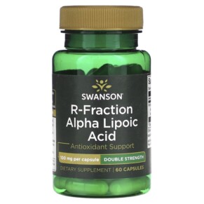 Thực phẩm chức năng Swanson R-Fraction Alpha Lipoic Acid Double Strength 100 mg 60 Capsules 087614022505