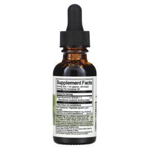 Thành phần vi chất của Swanson Reishi Mushroom Liquid Extract Alcohol & Sugar Free 1 fl oz (29.6 ml) 087614111773