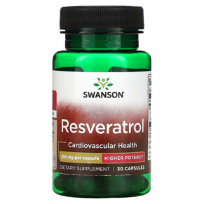 Thực phẩm chức năng Swanson Resveratrol High Potency 250 mg 30 Capsules 087614025308