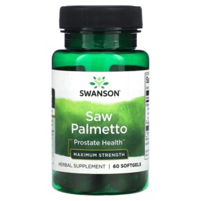 Thực phẩm chức năng Swanson Saw Palmetto Maximum Strength 60 Softgels 087614142210