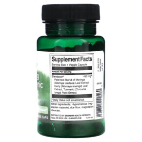 Thành phần vi chất của Swanson Slimming Thermogenic Complex 450 mg 60 Veggie Caps 087614118260