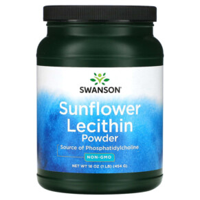 Thực phẩm chức năng Swanson Sunflower Lecithin Powder 1 lb (454 g) 087614115238