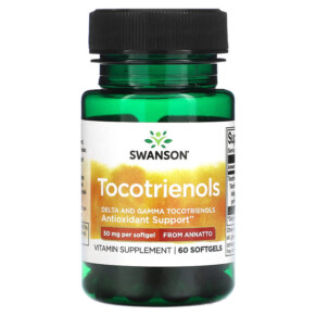 Thực phẩm chức năng Swanson Tocotrienols 50 mg 60 Softgels 087614025261