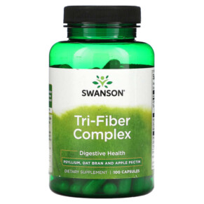Thực phẩm chức năng Swanson Tri-Fiber Complex 100 Capsules 087614019932