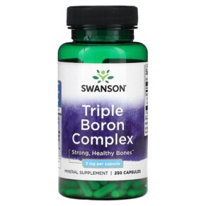 Thực phẩm chức năng Swanson Triple Boron Complex 3 mg 250 Capsules 087614015996