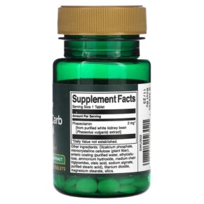 Thành phần vi chất của Swanson Ultimate Carb Control C-120X 90 Tablets 087614023021