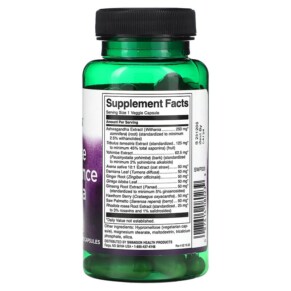 Thành phần vi chất của Swanson Ultimate Performance Formula Men's Health 60 Veggie Capsules 087614080239