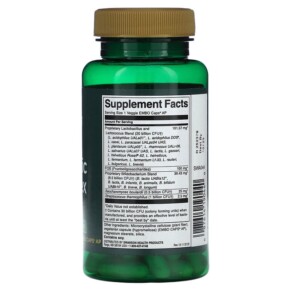 Thành phần vi chất của Swanson Ultra Probiotic Complex 30 Billion CFU 60 Veggie Embo Caps AP 087614190440