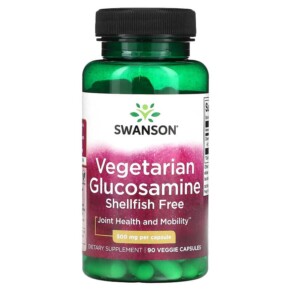 Thực phẩm chức năng Swanson Vegetarian Glucosamine 500 mg 90 Veggie Capsules 087614027999