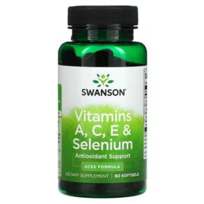 Thực phẩm chức năng Swanson Vitamin A C E & Selenium 60 Softgels 087614021324