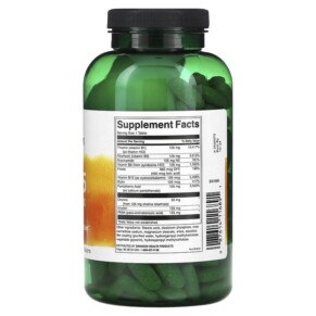 Thành phần vi chất của Swanson Vitamin B-125 Complex High Potency 250 Tablets 087614116891